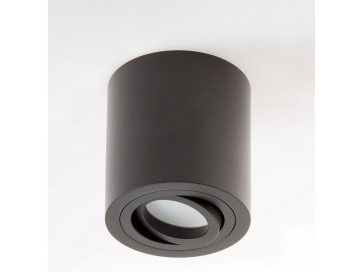 PP Design P 203 PLAFON NOWOCZESNA LAMPA SUFITOWA OPRAWA NATYNKOWA ALUMINIUM CZARNY PAR16 GU10 LED