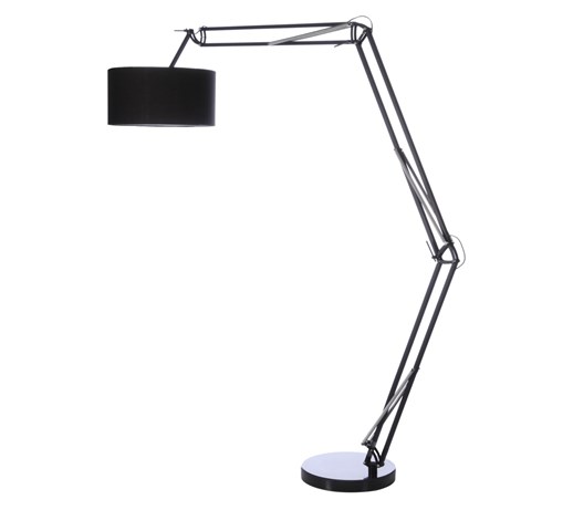 Lampa Stojaca Bosse Azzardo styl retro vintage metal tkanina