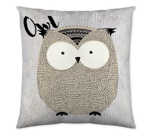 Dekoria Poszewka Owl 45x45cm, 45 × 45 cm