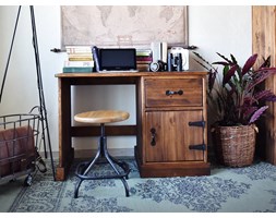Biurko sosnowe woskowane Rustyk 2 Sekretarzyk Głębokość 57 cm Głębokość 41 cm Głębokość 60 cm Szerokość 61 cm Szerokość 110 cm Drewno Styl vintage