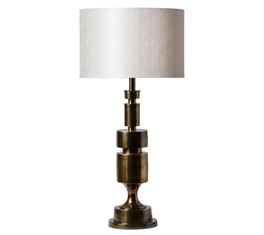 Lampa stołowa James art-deco mosiądz (podstawa)