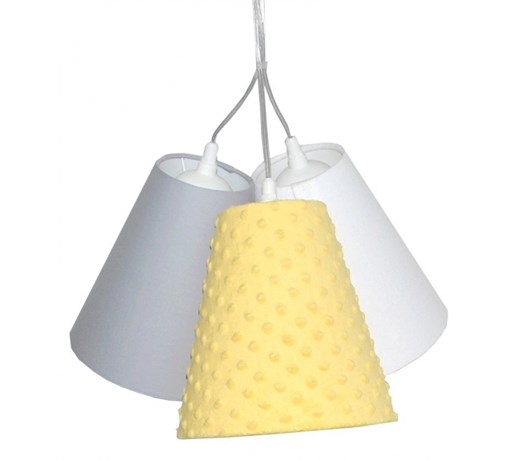 Lampa wisząca Minky Yellow + gratis poszewka minky