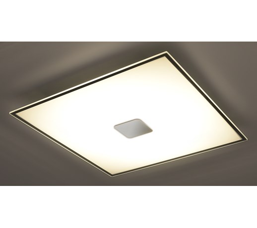 SOLLUX Nowoczesna Lampa Sufitowa Szklany Plafon MARIO 30 cm Chrom LED