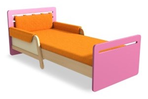 Łóżko rozsuwane - Timoore - Simple Pink