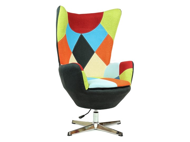 Fotel obrotowy EGG Chanell Patchwork