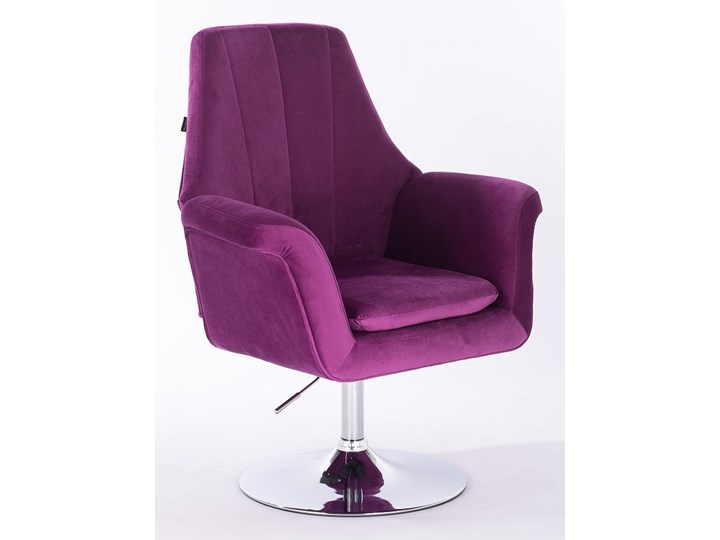 FOTEL HR660N FUKSJA WELUR