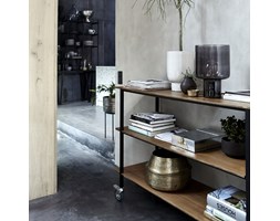 REGAŁ VENE NA KÓŁKACH HOUSE DOCTOR Metal Drewno Płyta MDF