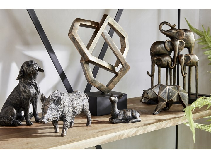 Rzeźba Elephant Gold 34 cm