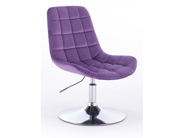 FOTEL HR590N FIOLETOWY WELUR