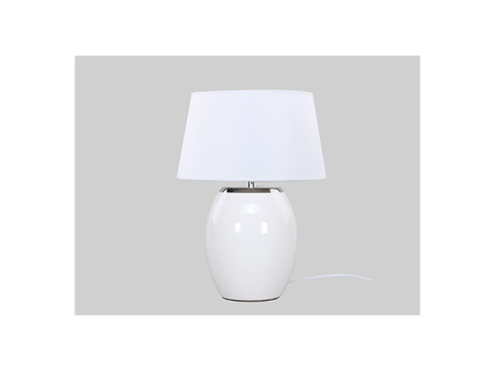 Lampa biało srebrna 30 cm