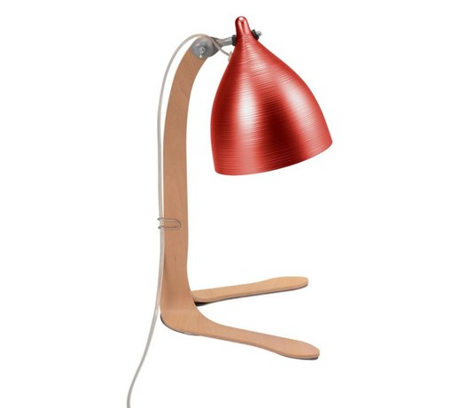 CORNETTE-Lampa stojąca Drewno/Metal Wys.42cm