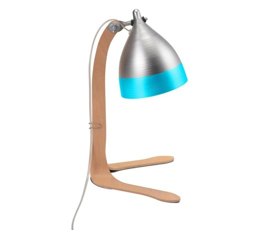 CORNETTE-Lampa stojąca Drewno/Metal Wys.42cm