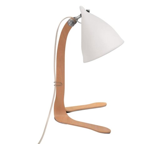 CORNETTE-Lampa stojąca Drewno/Porcelana Dł.42cm