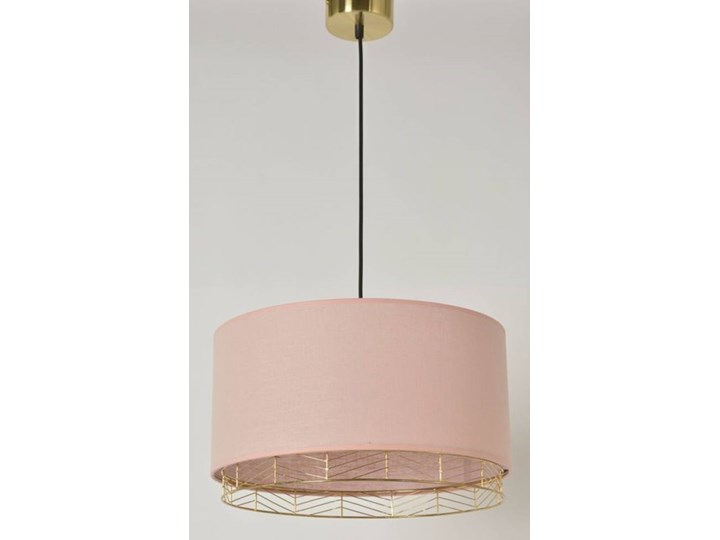 FRISE-Lampa wisząca Mosiądz & Sprany len Ø40cm