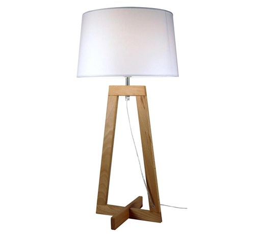 MEKANO- Lampa stojąca Drewno Wys.68,5cm