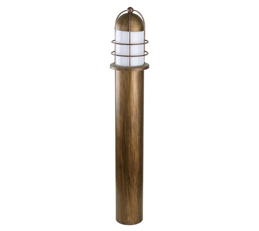 MINORCA-Słupek zewnętrzny Stal & Szkło Oszronione Wys.78,5cm | -10% z kodem HALO10