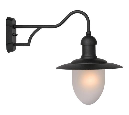 ARUBA-Kinkiet zewnętrzny Metal & Szkło piaskowane Wys.36cm | -10% z kodem HALO10