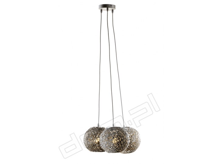 TK Lighting Lampa wisząca BACKAZ PREMIUM Gray 3pł.