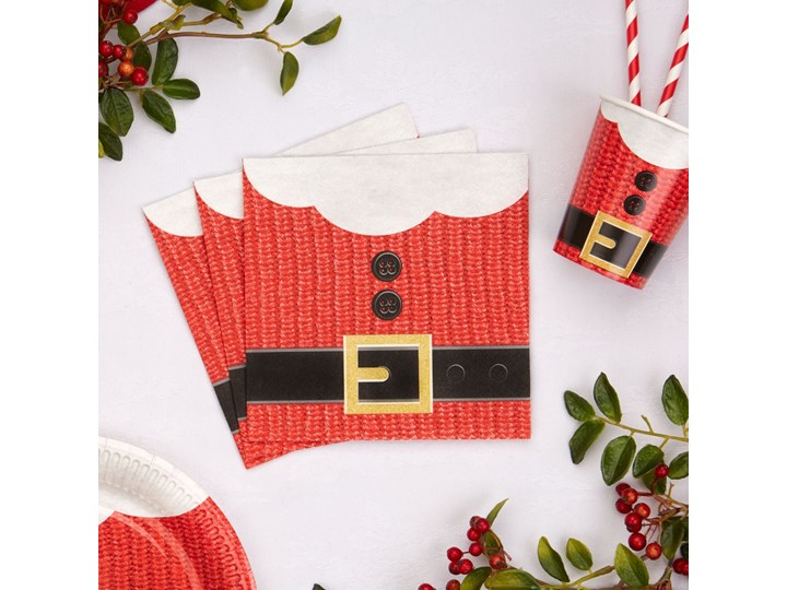 Zestaw 16 serwetek papierowych Neviti Dear Santa