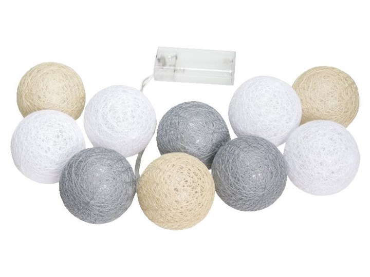 Świecące kule led, Kolorowy Cotton Balls