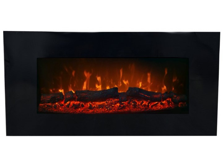 Kominek elektryczny ścienny LED 100 cm - wypukły