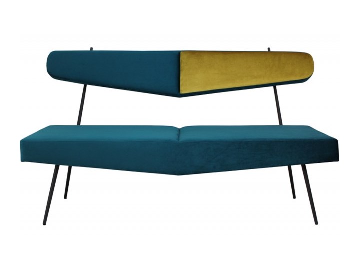 Sofa Cleo gładka czarny mat
