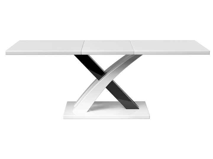 STÓŁ "X" ROZKŁADANY 140/180CM DO JADALNI WYSOKI POŁYSK