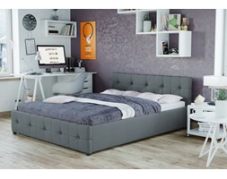 ŁÓŻKO TAPICEROWANE MATERIAŁOWE DO SYPIALNI 140X200 SFG012A POPIEL Rozmiar materaca 140x200 cm