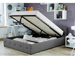 ŁÓŻKO TAPICEROWANE MATERIAŁOWE DO SYPIALNI 140X200 SFG012A POPIEL Rozmiar materaca 140x200 cm