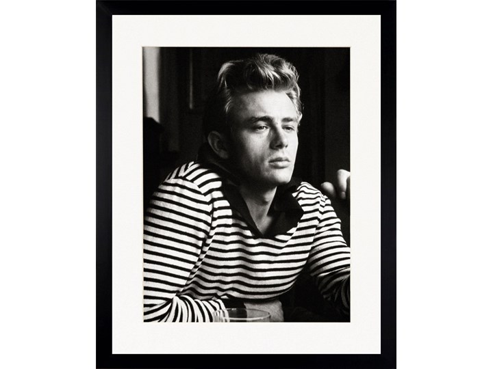 Stylowy czarno-biały obraz z motywem JAMES DEAN