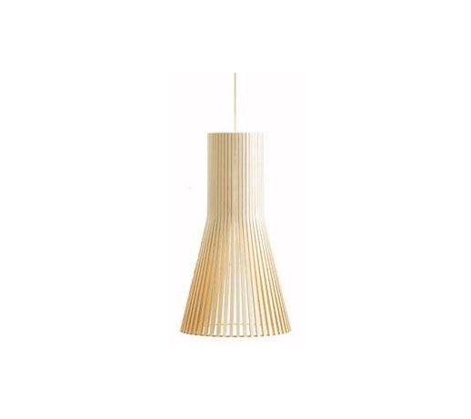 SECTO-Lampa wisząca Drewno Wys.45cm