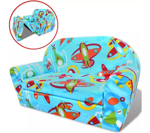 vidaXL Sofa amerykanka dziecięca w samoloty