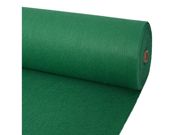 vidaXL Wykładzina targowa 1x12 m, zielona