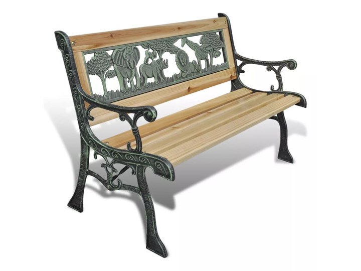 vidaXL Ławka ogrodowa dla dzieci, 80 cm, drewniana