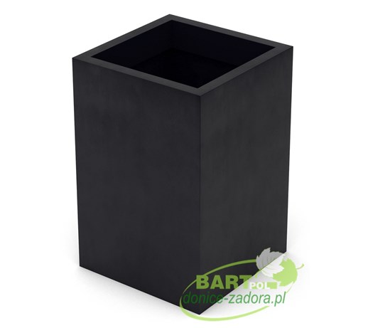 Donica z polietylenu QUADRI PL-QU60 czarny