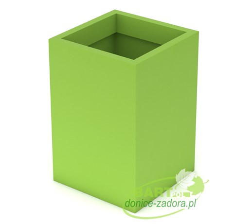 Donica z polietylenu QUADRI PL-QU60 limonka