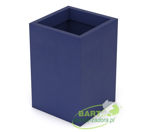 Donica z polietylenu QUADRI PL-QU60 niebieski