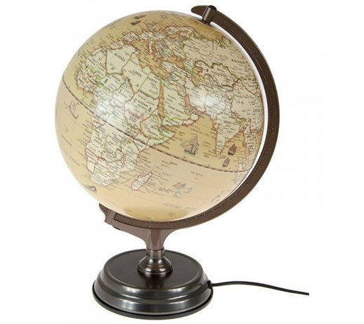 Globus podświetlany LED - Antik - średnica 30 cm
