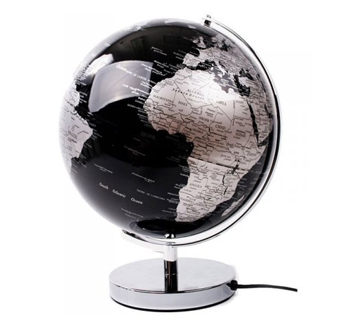 Globus podświetlany LED - Black - średnica 30 cm