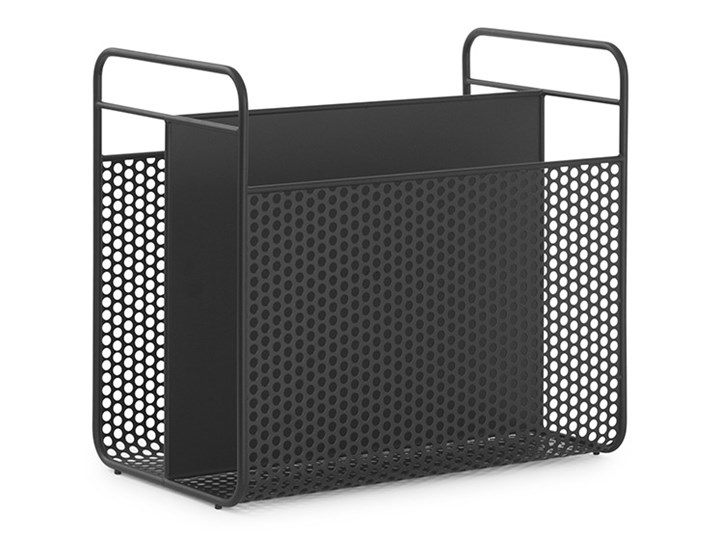 Kosz na gazety Normann Copenhagen Analog, czarny