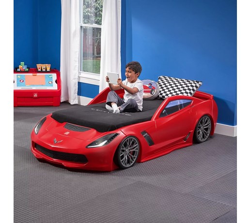 Step2 Łóżko dla dziecka w kształcie samochodu Corvette