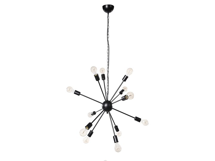 Lampa wisząca 12 ramion King Home Sputnik czarna kod: 1032