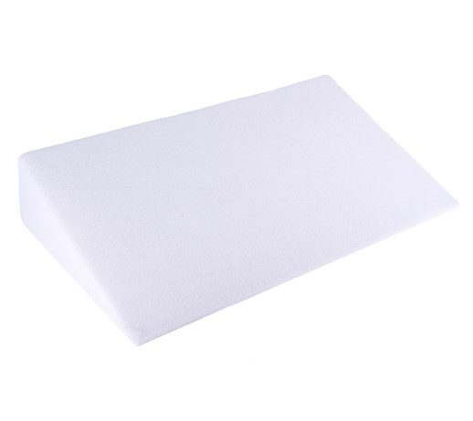 4Home Klinowy podgłówek piankowy frotte, 80 x 50 x 20 cm
