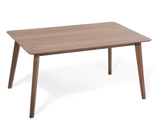 Stół do jadalni, kuchni, salonu, ciemne drewno - 150x90 cm - MADOX