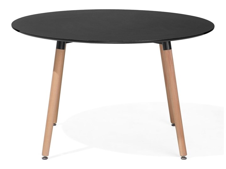 Stół do kuchni czarny- 120 cm - stół do jadalni lub salonu - BOVIO