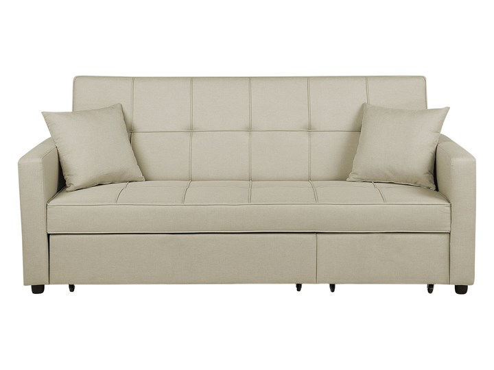 Sofa tapicerowana beżowa GLOMMA