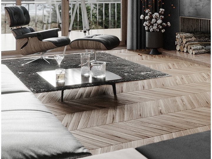 gres CHEVRON WOODIE BROWN