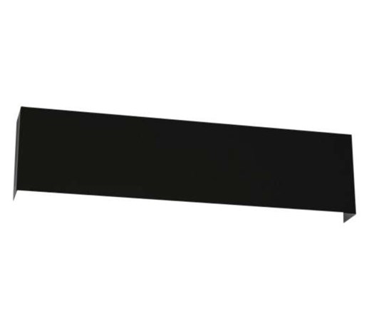 Kinkiet LAMPA ścienna KITAMI 4412/G9/CZ Shilo metalowa OPRAWA przyścienna prostokątna czarna