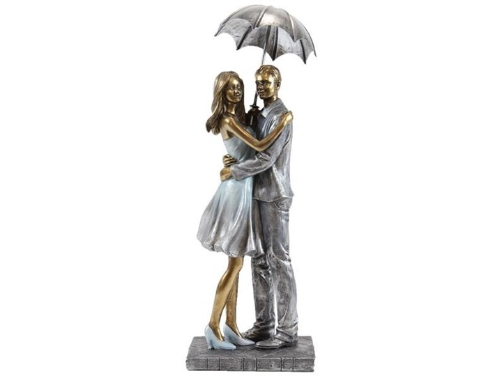 TAŃCZĄCA PARA POD PARASOLEM figurka, 31x11x8 cm