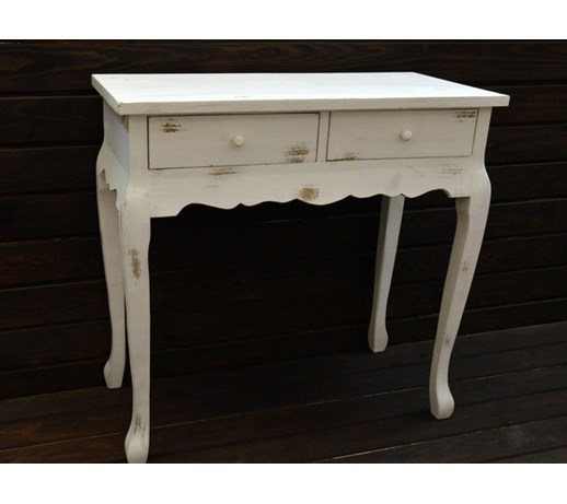 STOLIK STÓŁ DREWNIANY SZAFKA SZAFA SHABBY BIAŁY